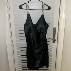 Black silk formal mini dress! (ONLY WORN ONCE) from Macys